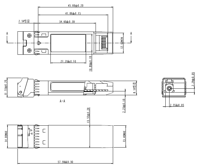 25Gbps SFP28 Bi Directional TransceiverFTCS B2725G 20DI